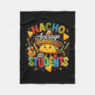 Couverture Polaire Des élèves nacho moyens mignon taco retour à l'éco