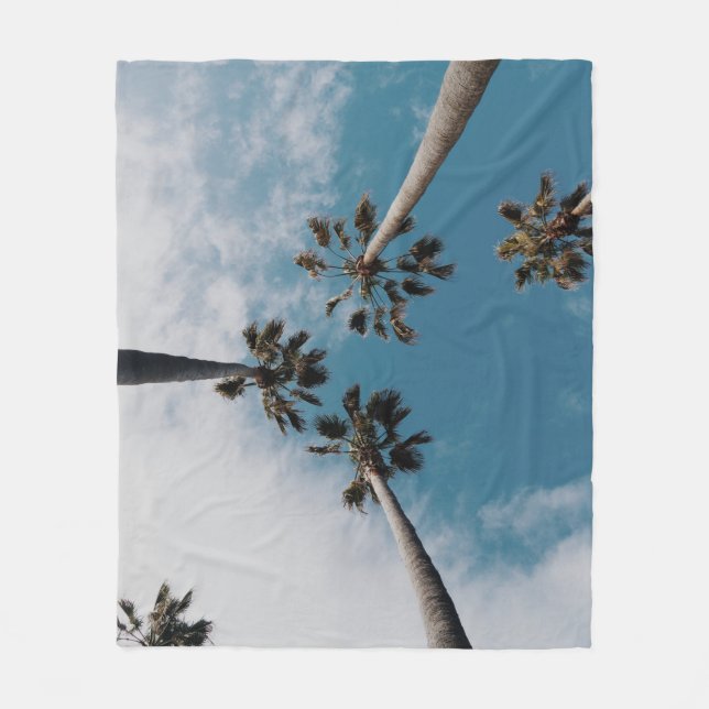 Couverture Polaire Des vers photographient des cocotiers (Devant)