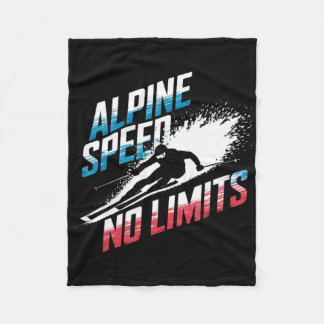 Couverture Polaire Descente alpine sans limites Ski alpin