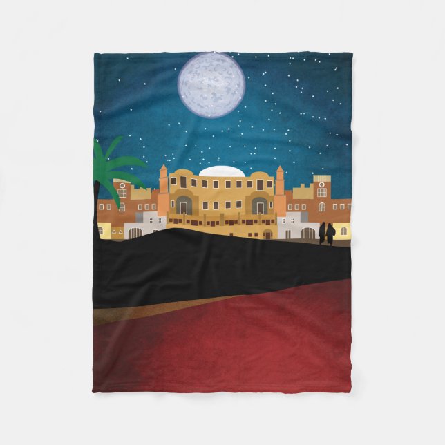 Couverture Polaire Désert la nuit (Devant)