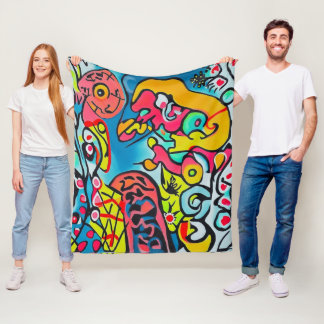 Couverture Polaire Design abstrait