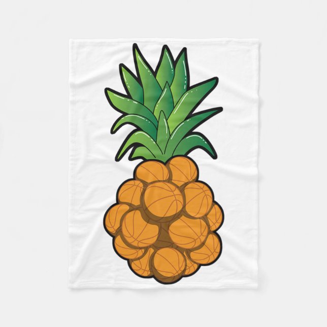 Couverture Polaire Design d'ananas Cool amusant - Art graphique - C (Devant)