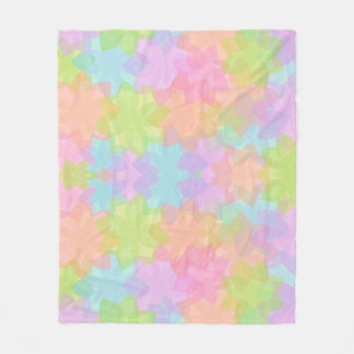 Couverture Polaire Design de fleurs couleur arc-en-ciel, Beaucoup de 