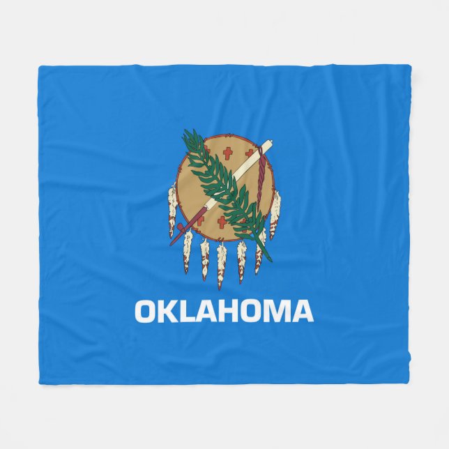 Couverture Polaire Design de l'Oklahoma State (Devant (Horizontal))