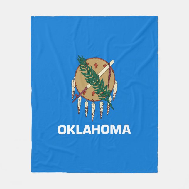 Couverture Polaire Design de l'Oklahoma State (Devant)