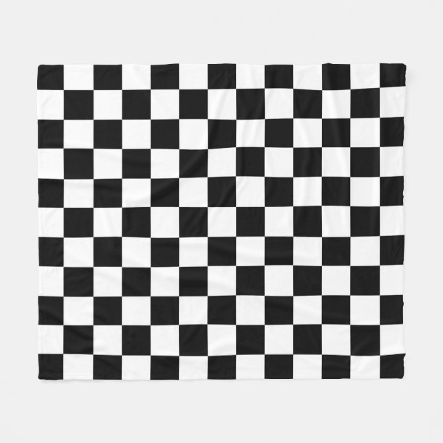 Couverture Polaire Design de sport Checker Flag (Devant (Horizontal))