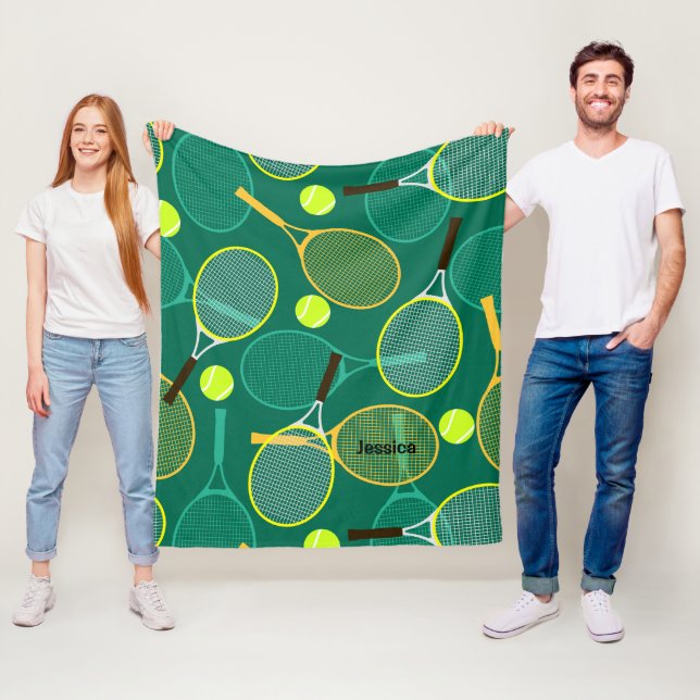 Couverture Polaire Design de tennis (En situation)