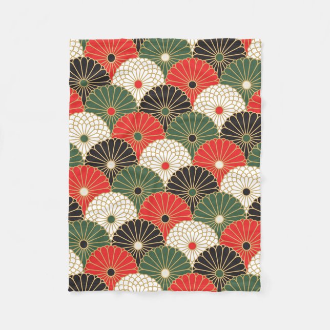 Couverture Polaire Design d'impression japonais - motif kimono (Devant)