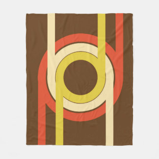 Couverture Polaire Design d'inspiration Retro Golden Ratio.