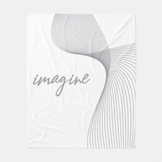 Couverture Polaire Design graphique moderne, simple et élégant d'Imag (Devant)
