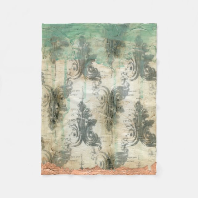 Couverture Polaire Design moderne Fleur De Lis (Devant)