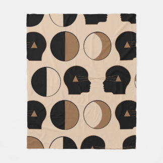 Couverture Polaire Design Motif sans joint céleste avec énergie humai