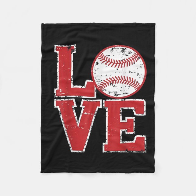 Couverture Polaire Désolé Mesdames Mon Coeur Appartient À Baseball Bo (Devant)