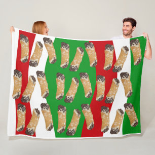 Couverture Polaire Dessert italien Cannoli