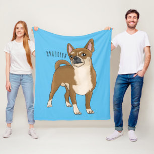 Couverture Polaire Dessin de Chihuahua pour chien