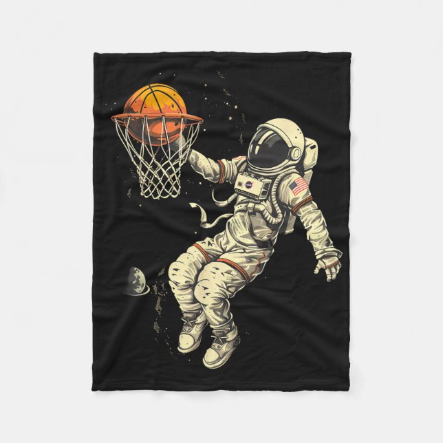 Couverture Polaire Dessin de l'astronaute Sketll Lover Slam Dunk (Devant)