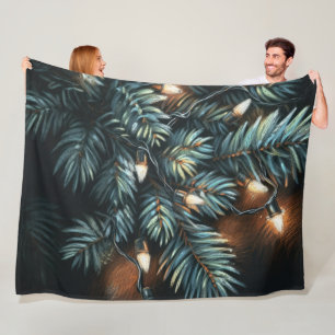 Couverture Polaire Dessin dur Pascal Chaîne de Noël Lumière