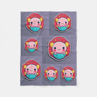 Couverture Polaire Dessin humoristique minimal