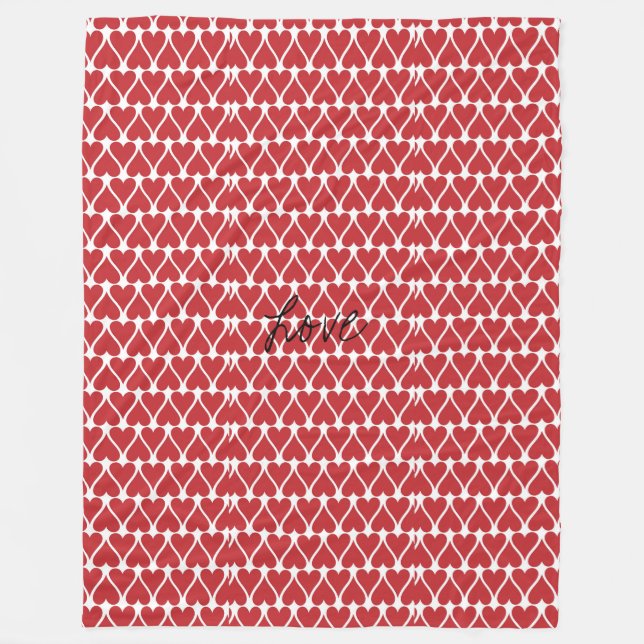 Couverture Polaire Destin romantique de destin d'amour de baiser de (Devant)