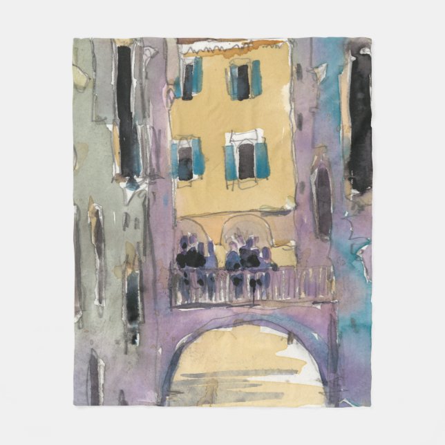 Couverture Polaire Destinations | Vue sur le pont du canal de Venise (Devant)