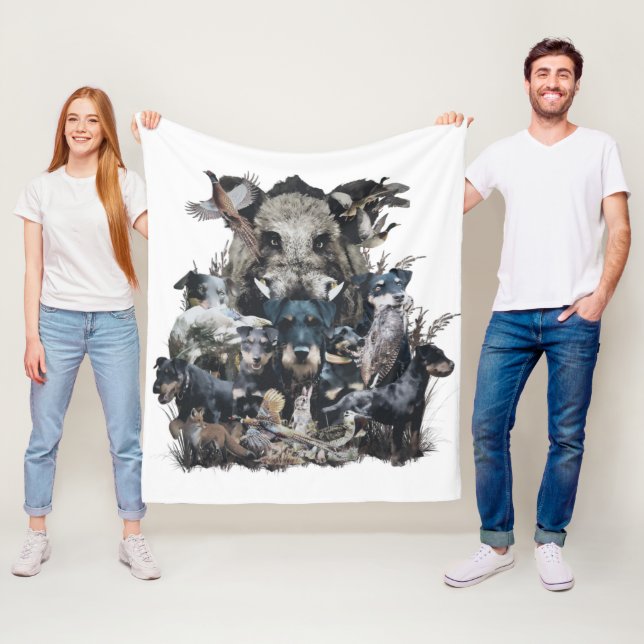 Couverture Polaire Deutscher Jagdterrier (En situation)