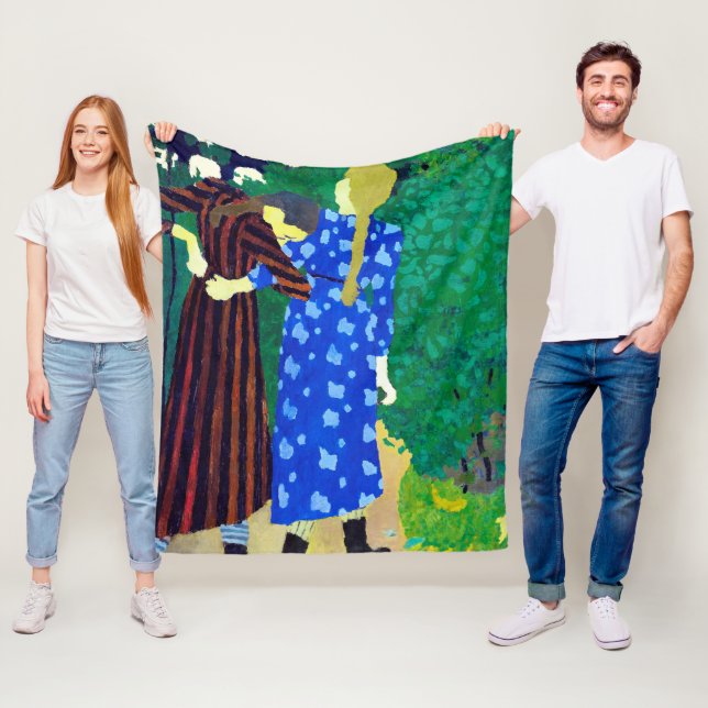 Couverture Polaire Deux Filles, Edouard Vuillard (En situation)