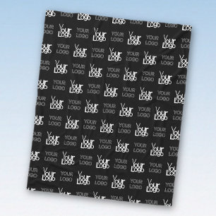 Couverture Polaire Deux logos ou images Motif répétitif
