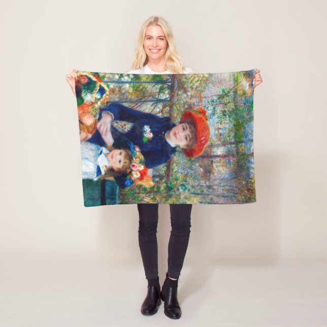 Couverture Polaire Deux Soeurs, Renoir (En situation)
