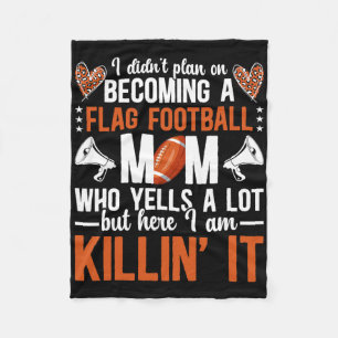 Couverture Polaire Devenir Un Drapeau Football Maman D'Un Drapeau Foo
