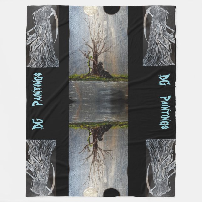 Couverture Polaire DG Paintings Resting Reaper Fleece Blanket (Devant)