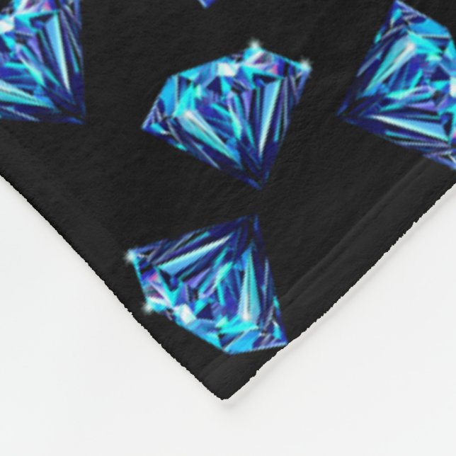 Couverture Polaire Diamants bleus (Coin)
