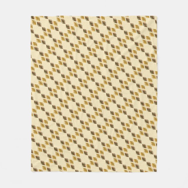 Couverture Polaire DIAMANTS en or (Devant)