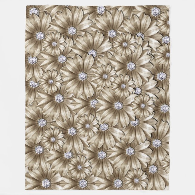 Couverture Polaire Diamond Daisies (Devant)