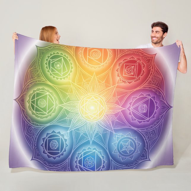 Couverture Polaire Die 7 Chakren´9 (En situation)