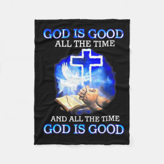 Couverture Polaire Dieu Est Bon Tout Le Temps Drôle Chrétien