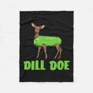 Couverture Polaire Dill Doe Funny Adulte Humour Amusant Nature Deer R