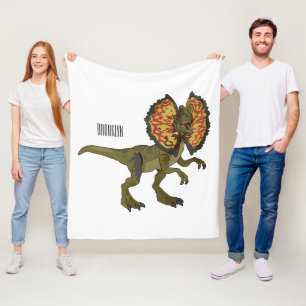 Couverture Polaire Dilophosaurus dessin animé