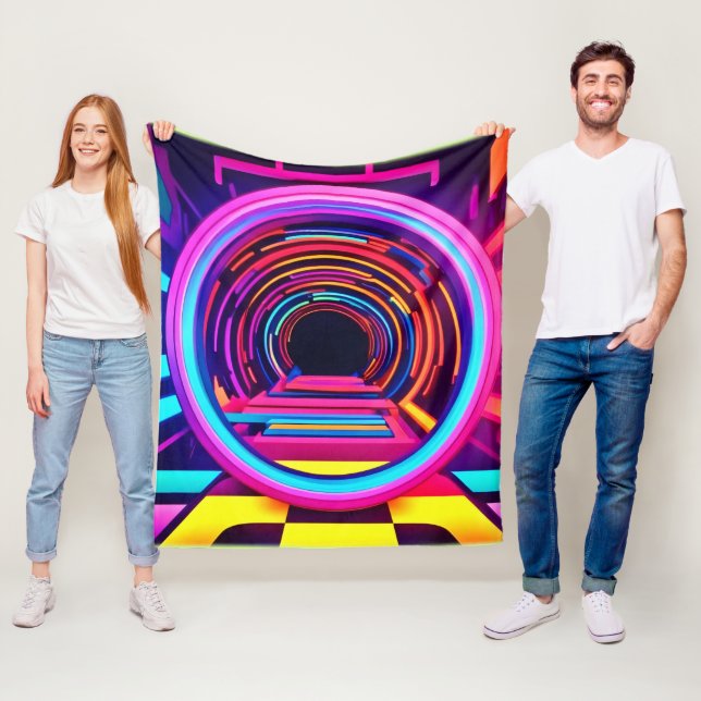 Couverture Polaire Dimensions du tunnel Neon (En situation)