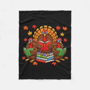 Couverture Polaire Dinde Lecture Livres Professeur Automne Action de