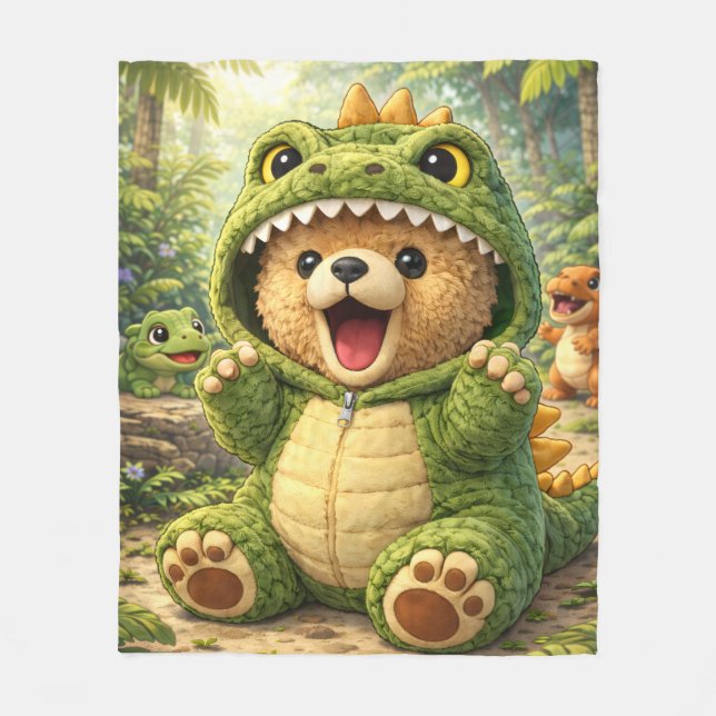 Couverture Polaire Dino Dylan (Devant)