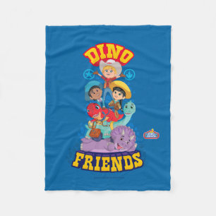 Couverture Polaire Dino Friends Dino Ranch