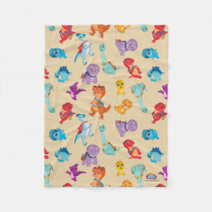 Couverture Polaire Dino Ranch Un Motif d'aventure Dinosaur