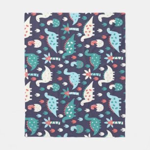 Couverture Polaire Dinosaur Aventure Design sans faille