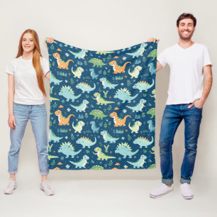 Couverture Polaire Dinosaur bébé