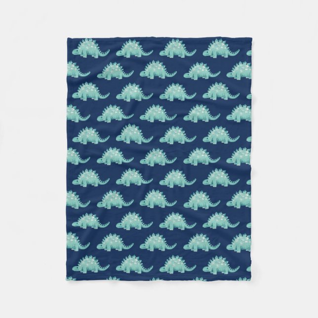 Couverture Polaire Dinosaur Stegosaurus Motif (Devant)