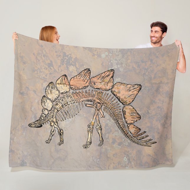 Couverture Polaire dinosaure (En situation)
