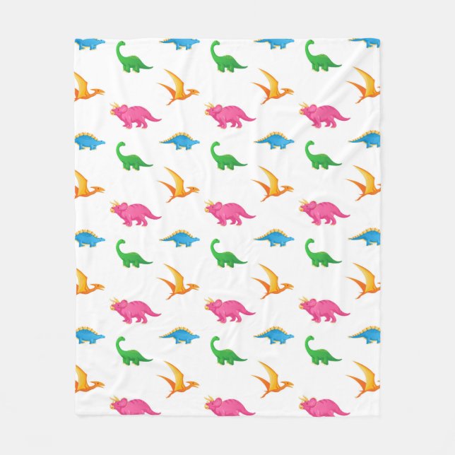 COUVERTURE POLAIRE DINOSAURS (Devant)