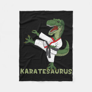 Couverture Polaire Dinosaurus Karatéka Drôle Karatesaurus T-rex Graph