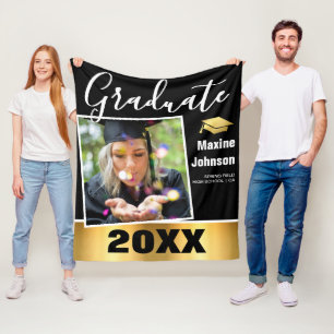 Couverture Polaire Diplômé 'Classe de 2024' - Gardien de la Graduatio