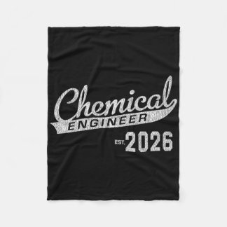 Couverture Polaire Diplômé en génie chimique 2026 Tri-blend Premium